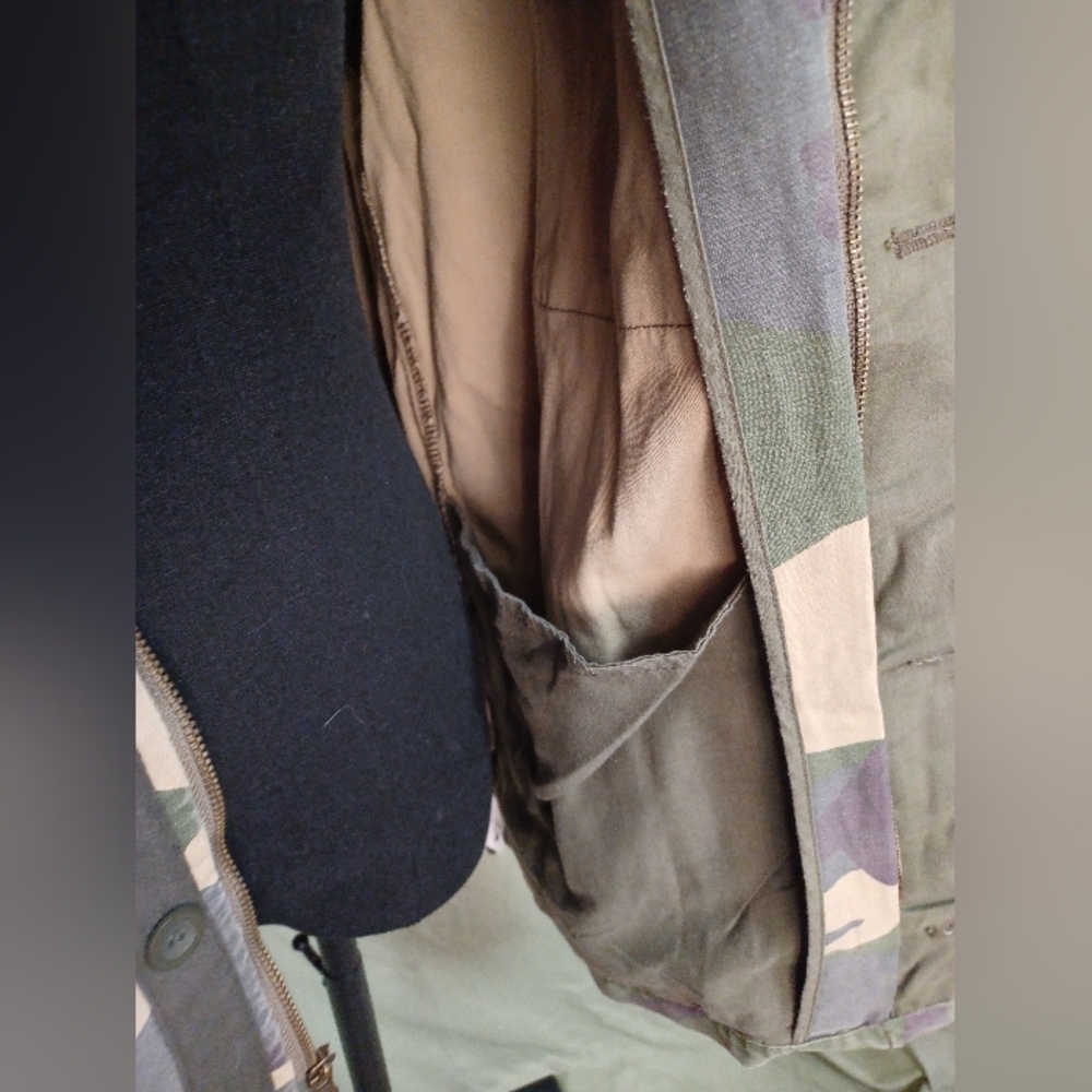 Arrow Blue Jeans Co. Camouflage Army Military Hunting Field Jacket - Picture 9 of 16